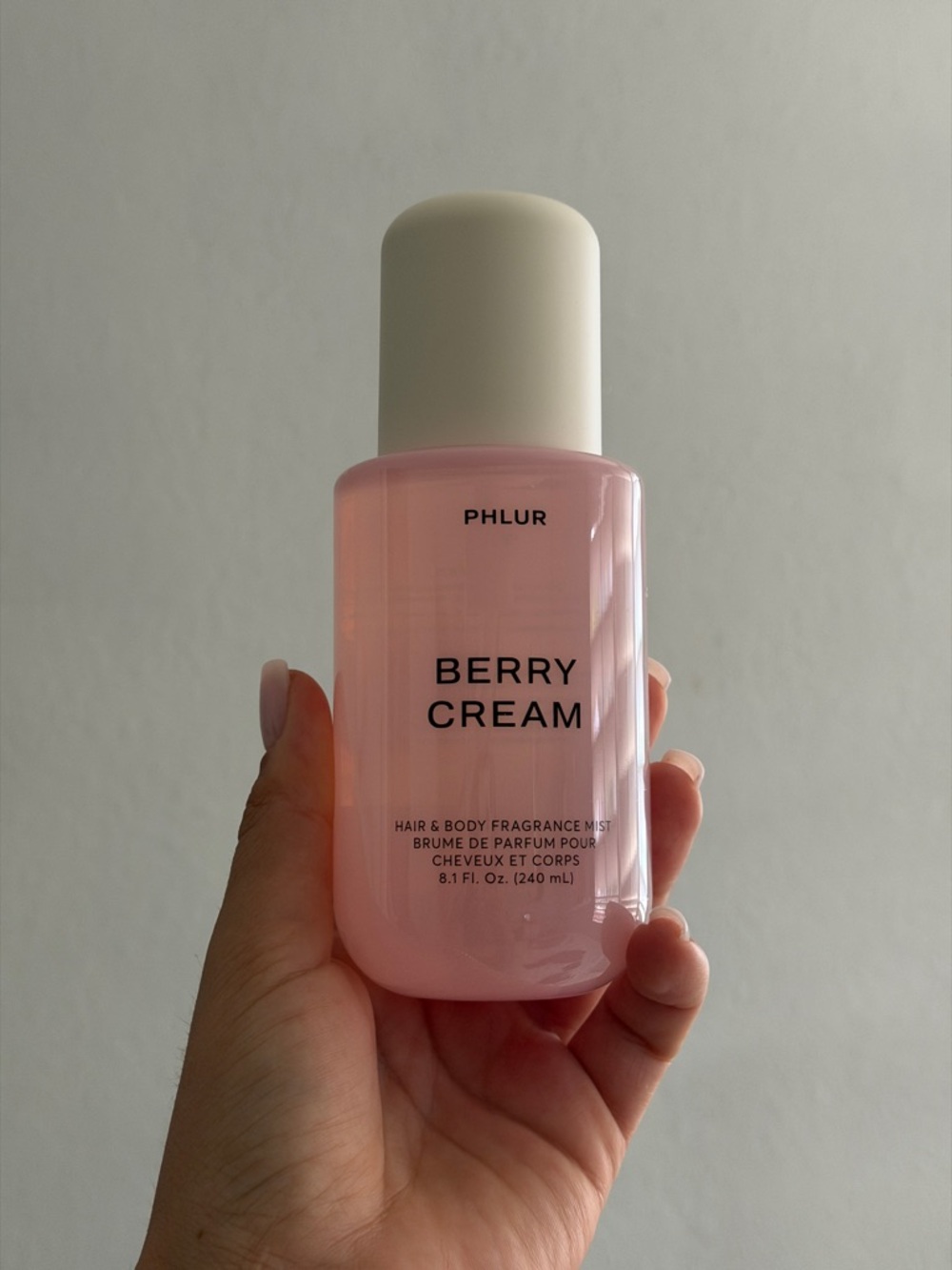 PHLUR Berry Cream Hair & Body Mist